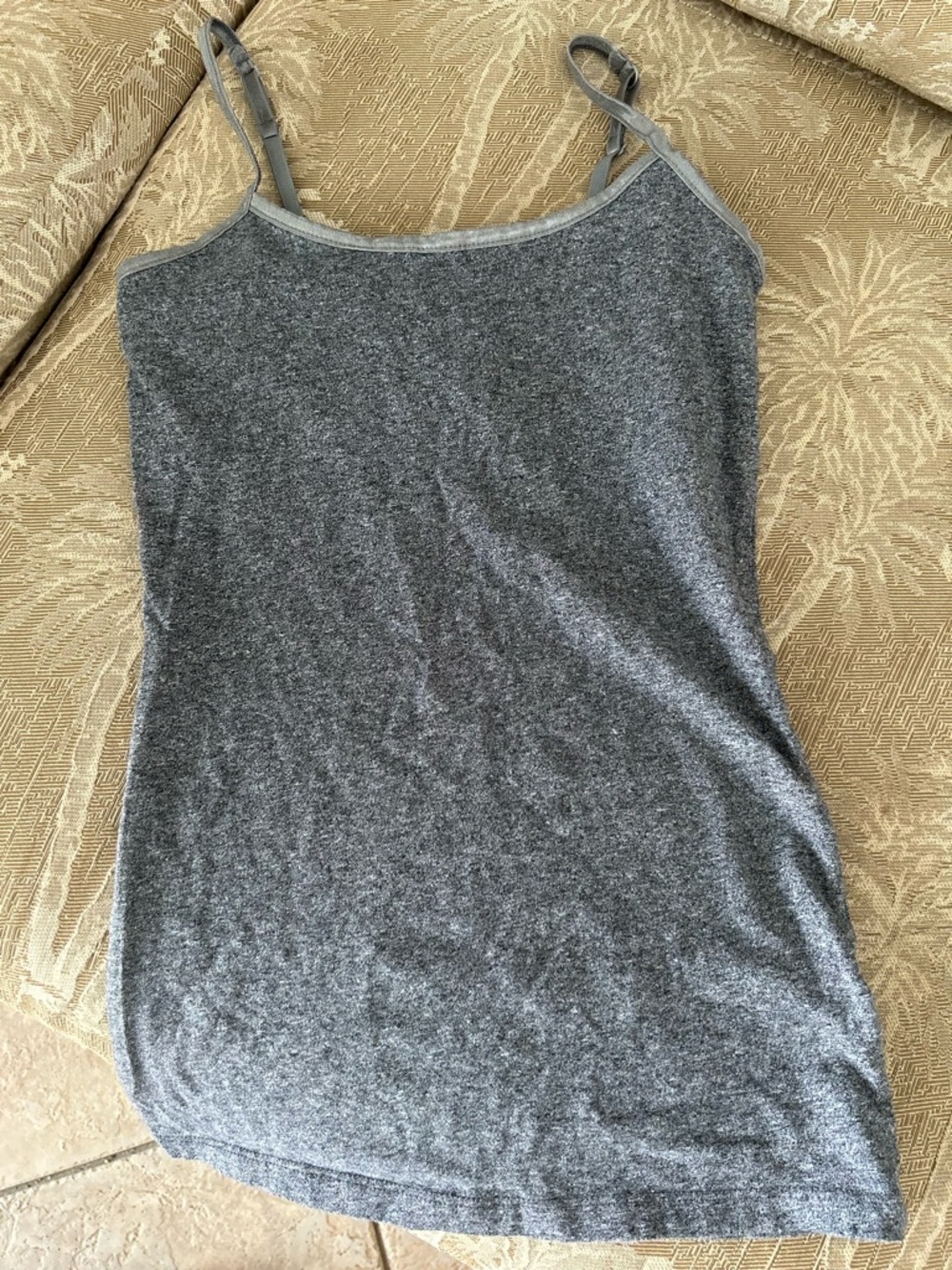 SO Gray Spaghetti Strap Cami Tank Top